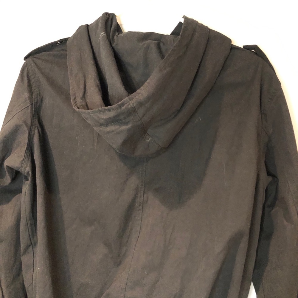 BRANDI MELVILLE Hailey Zip Hood Jacket Black OS - Picture 11 of 16